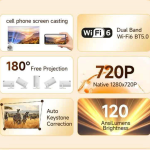 Magcubic HY300 Pro 4K Mini Projector