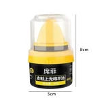 Leather Repair & Care Cream – Liquid Shoe Polish with Sponge, Universal Leather Balm for Shoes, Bags & Car Seats