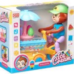 Bump And Go Monkey Ice Cream Toy for Kids