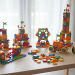 101 Pcs Miracle Bricks Motorized Spinning Gear Building Block Toy Sets