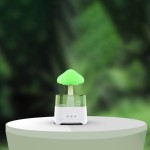 5 IN 1 Bluetooth Speaker Rain Cloud Humidifier, switchable 7 colors, 450ml capacity super quiet, intelligent anti-dry fu