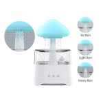5 IN 1 Bluetooth Speaker Rain Cloud Humidifier, switchable 7 colors, 450ml capacity super quiet, intelligent anti-dry fu