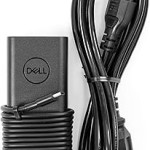 Dell 65W USB-C Laptop Charger for XPS and Latitude 5000 - Power Cord Included